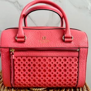 🔴 CLEARANCE Kate Spade Perri Lane Delaney Bubbles Leather Satchel Crossbody Bag